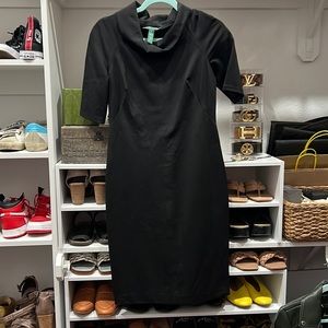 Lauren Ralph Lauren cowl neck midi dress